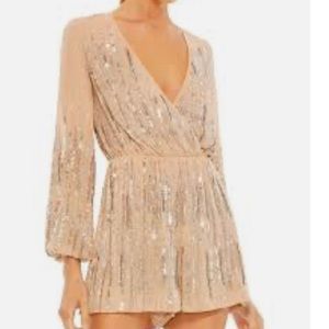 MC Duggal Sequin Romper size 0